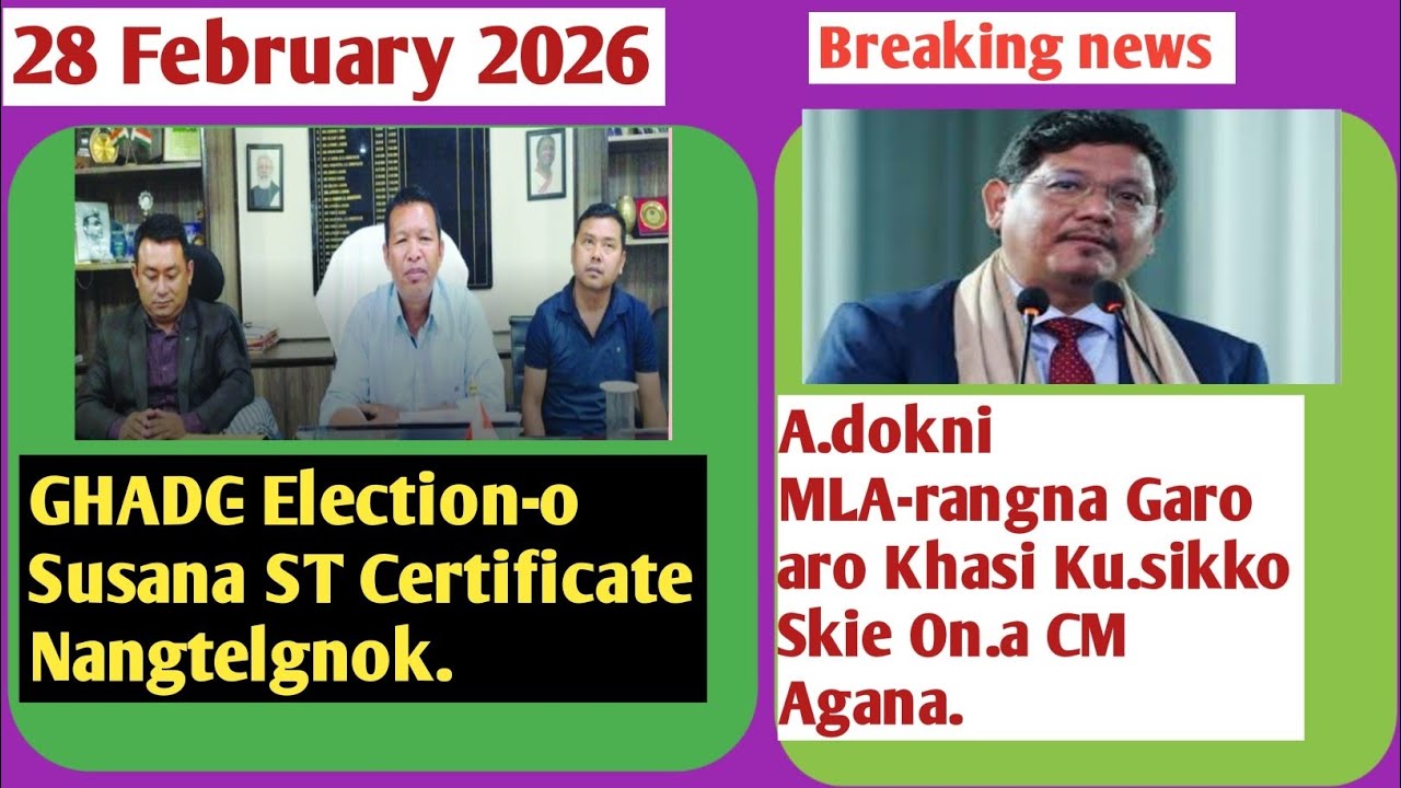 28 February 2026// GHADC-Election-o Susana ST Certificate Nangtelgnok.