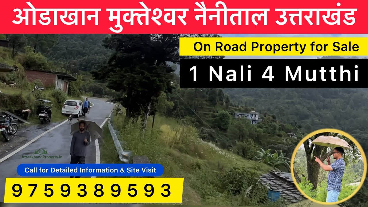 Affordable Mukteshwar Properties You Missed~ 1 Nali 4 Mutthi On Road Property for Sale in Mukteshwar