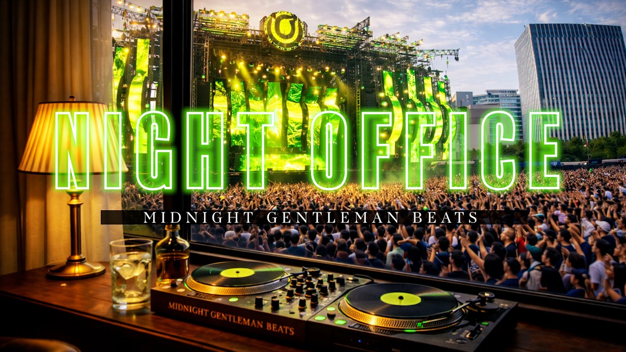 【For Gentlemen】NIGHTOFFICE – Calm, Warm, Deep HOUSE EDM | Midnight Gentlemen Beats_for office