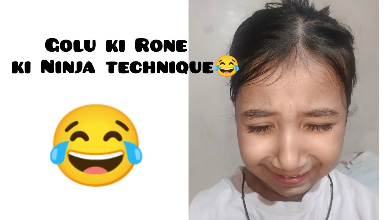 Golu ki Rone ki Ninja technique 😂 or golu ko ajj padegi daat 😯