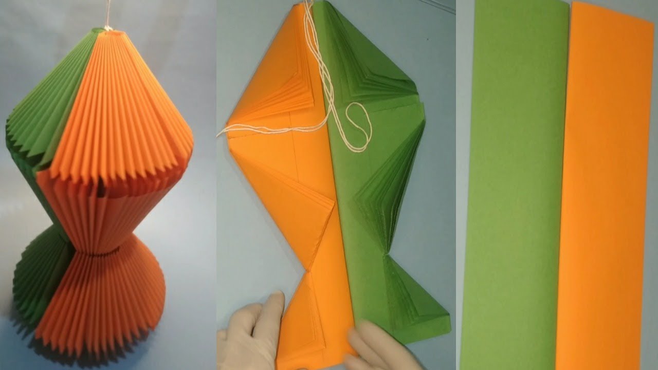 How to make Ramadan lantern from colored paper