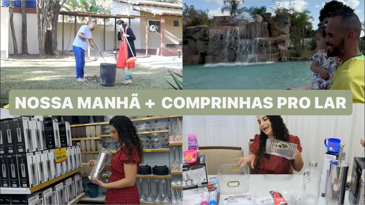 DEVOCIONAL,CAFÉ DA MANHÃ,MANUTENÇÃO DO QUINTAL,COMPRINHAS PARA O LAR | LAÍS VELOSO