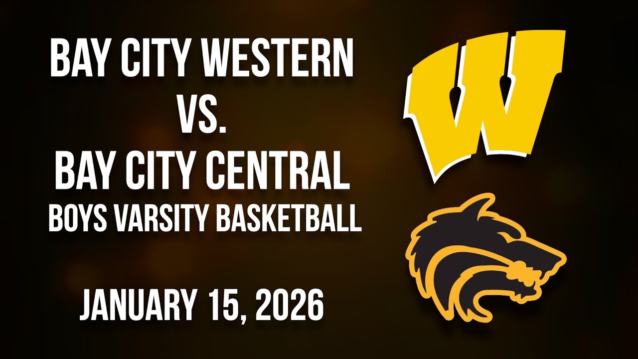 BCTV Sports - Bay City Western vs. Bay City Central Boys Varsity Basketball (1/16/26)