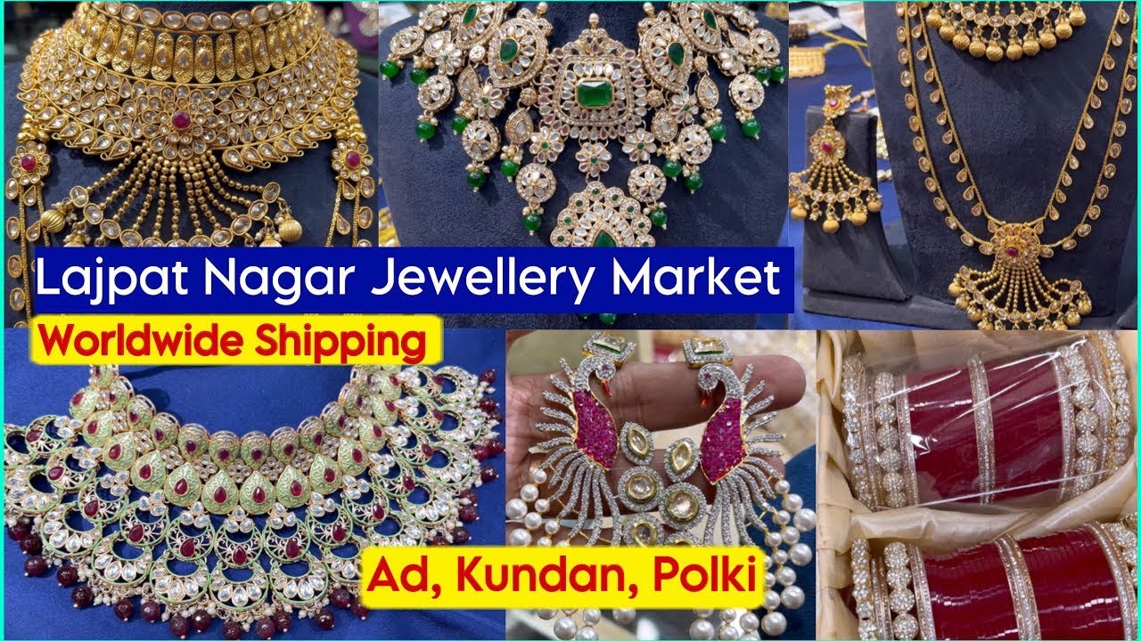 Deigner Bollywood Style JEWELLRY COLLECTION || Lajpat Nagar Jewellery Market