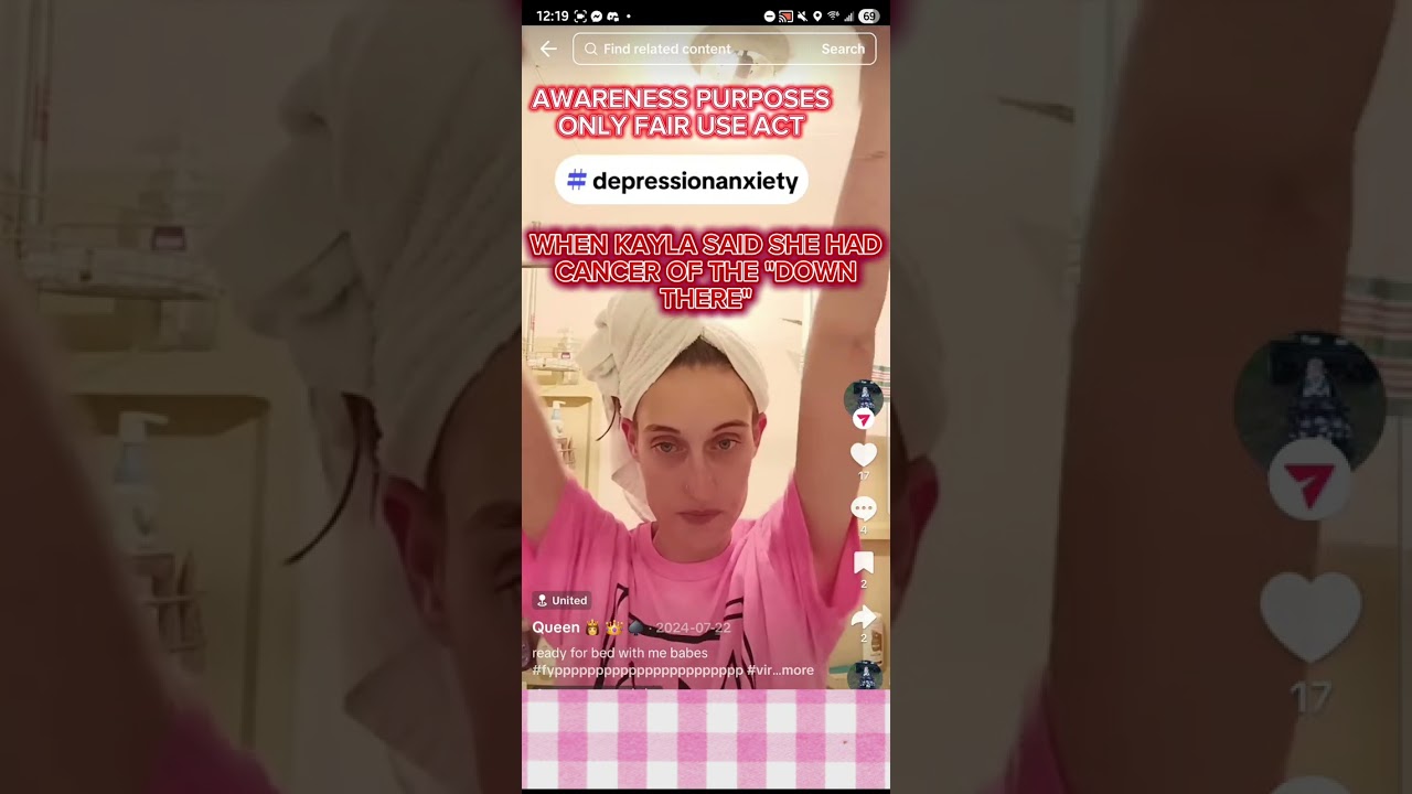 КОГДА КАЙЛА СКАЗАЛА, ЧТО У НЕЕ РАК ТАМ, ВНИЗУ