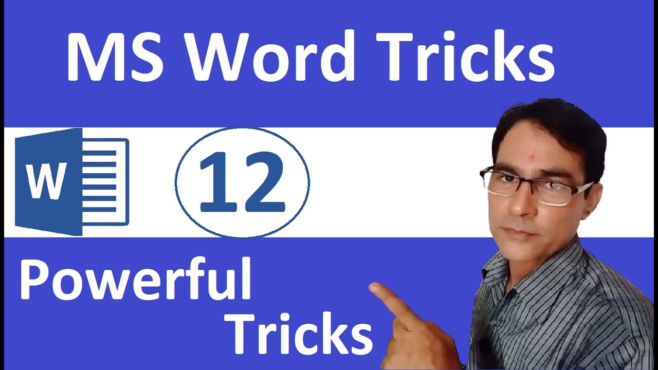 MS Word 12 Powerful tricks in hindi | Magical secrets, tips and tricks of Microsoft word