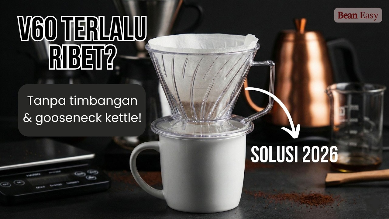 Seduh Kopi Enak Tanpa Timbangan & Teko Leher Angsa? Hario Pegasus Review