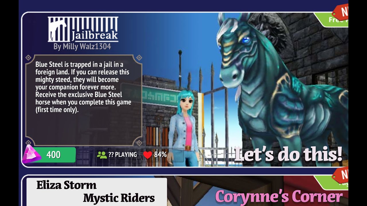 Horse Riding Tales Jailbreak Getting Blue Steel with Eliza Storm