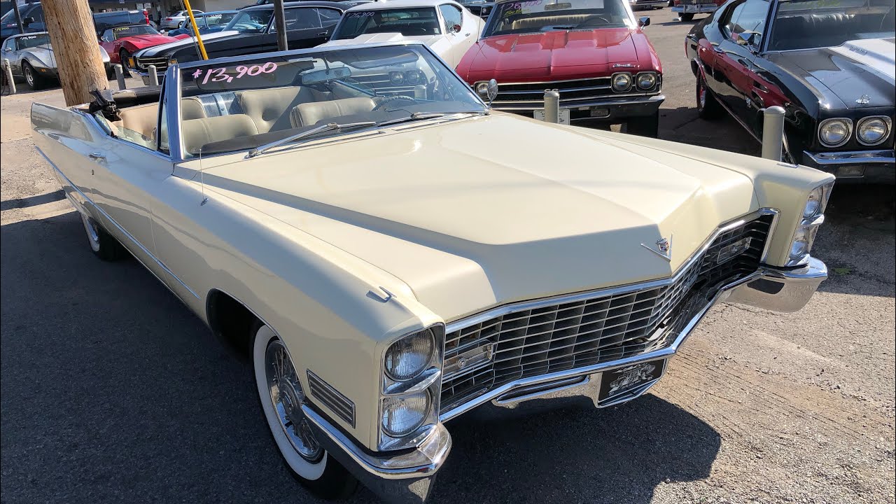 Test Drive 1967 Cadillac Deville 429 Motor Convertible SOLD $13,900 Maple Motors