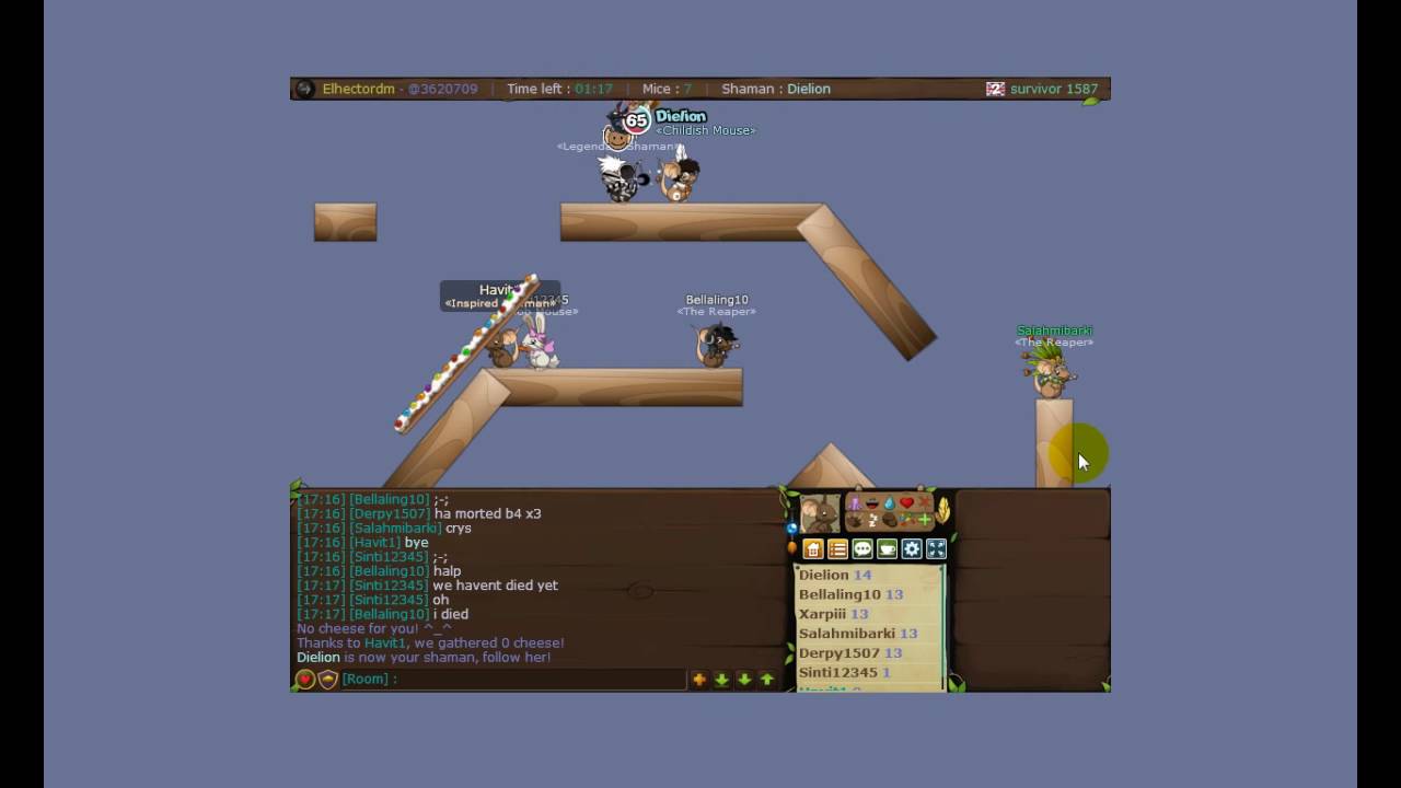 Transformice Im noob at survivor