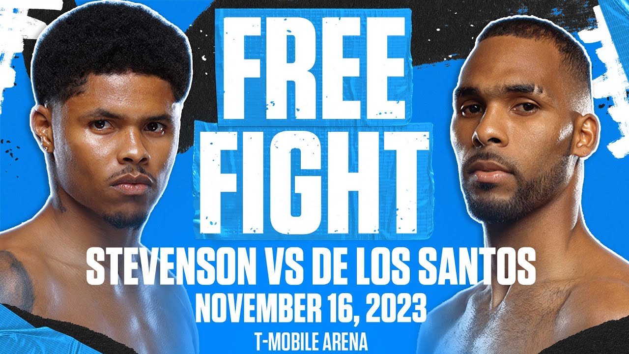 Shakur Stevenson vs Edwin De Los Santos | NOV 16, 2023 | FREE FIGHT