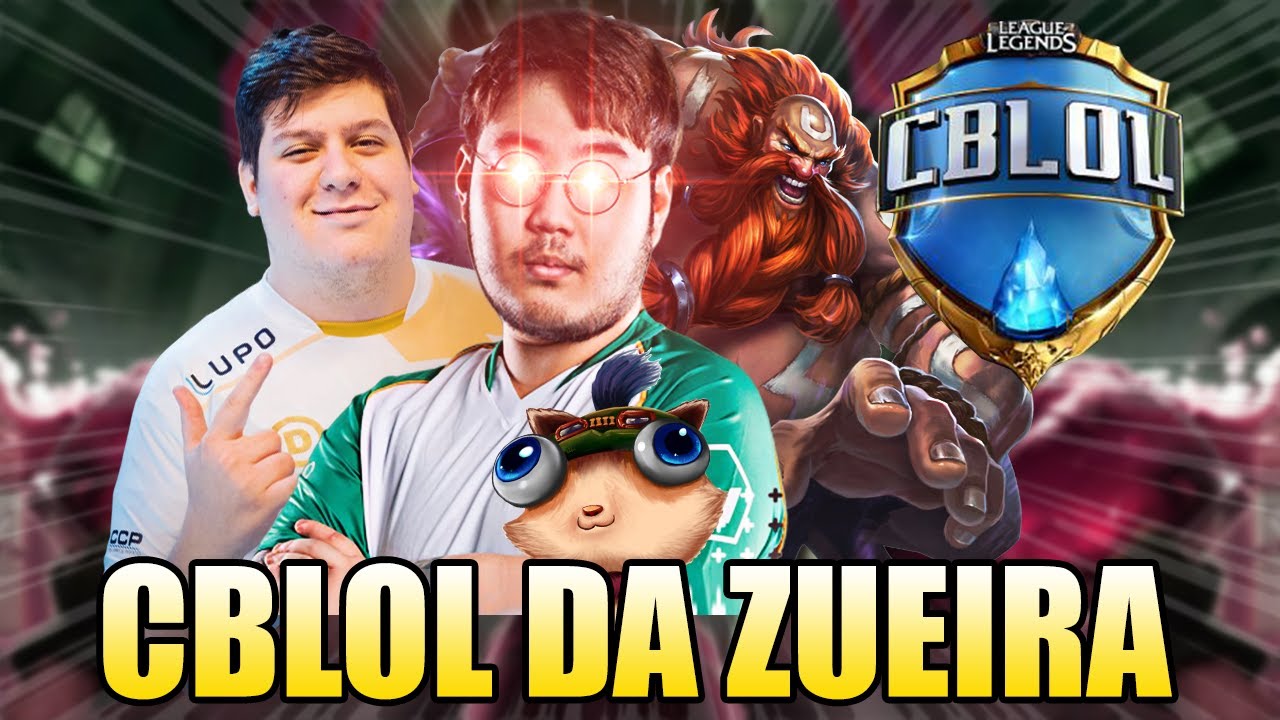 COREANO TILTADO E 5 PINKS NO MESMO LUGAR - CBLOL DA ZUEIRA