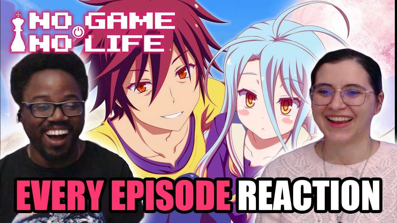 Watching Every No Game No Life Episode — No Game No Life Episode 1-12 Reaction