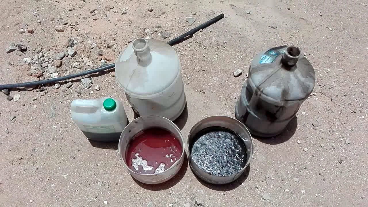 التجربة الثانية لمؤكسد الزيوت