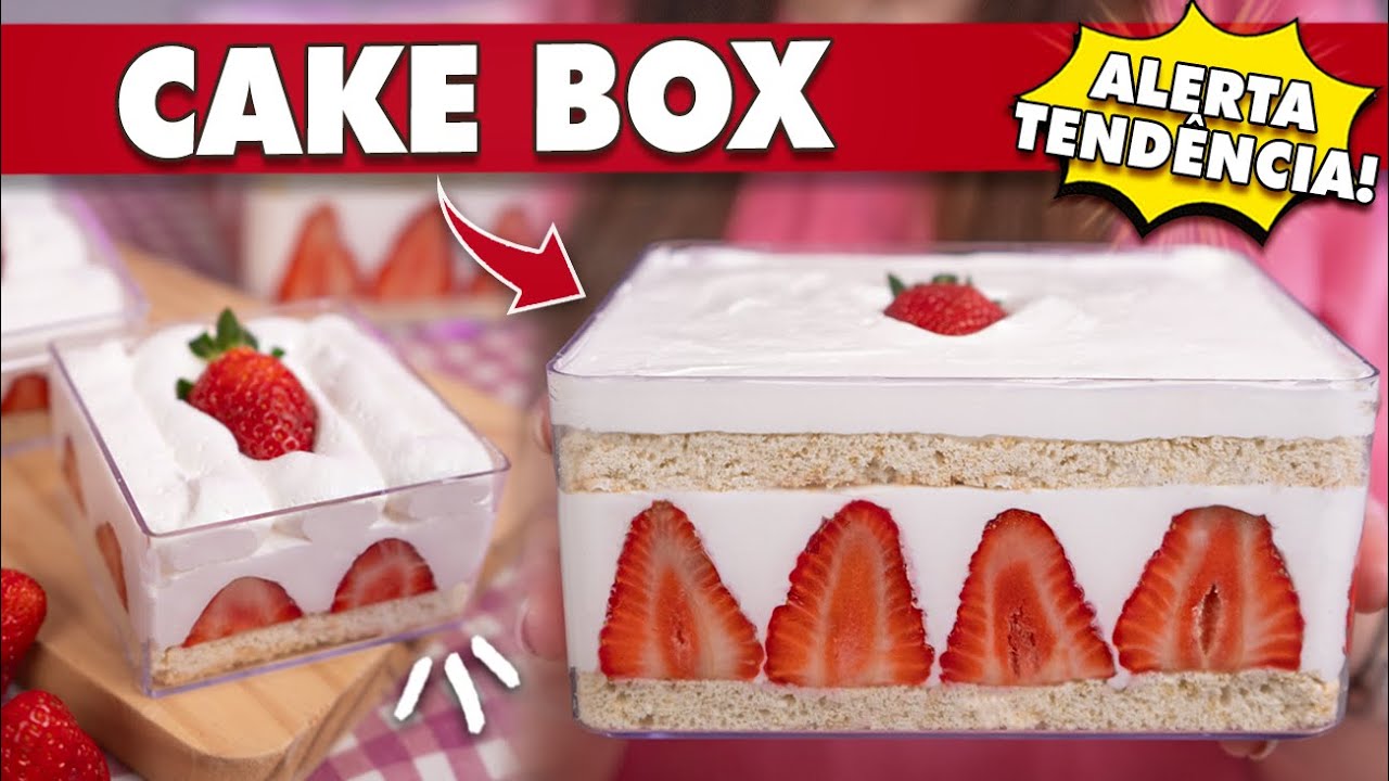 CAKE BOX - o bolo na caixa de acrílico que tá bombando na gringa! | Tábata Romero