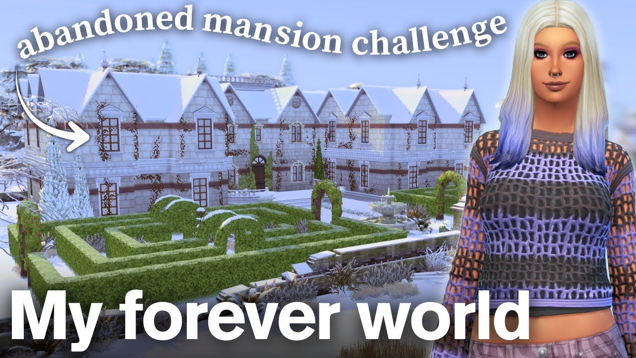 ❄️Abandoned Mansion Legacy Challenge in my Sims 4 Forever World!?