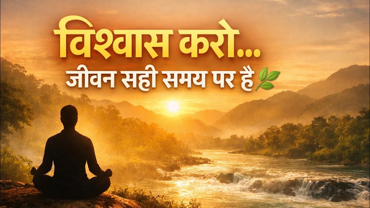 🌱 Trust Building & Life Flow | जीवन की प्रक्रिया पर भरोसा करें | 5 Min Guided Meditation