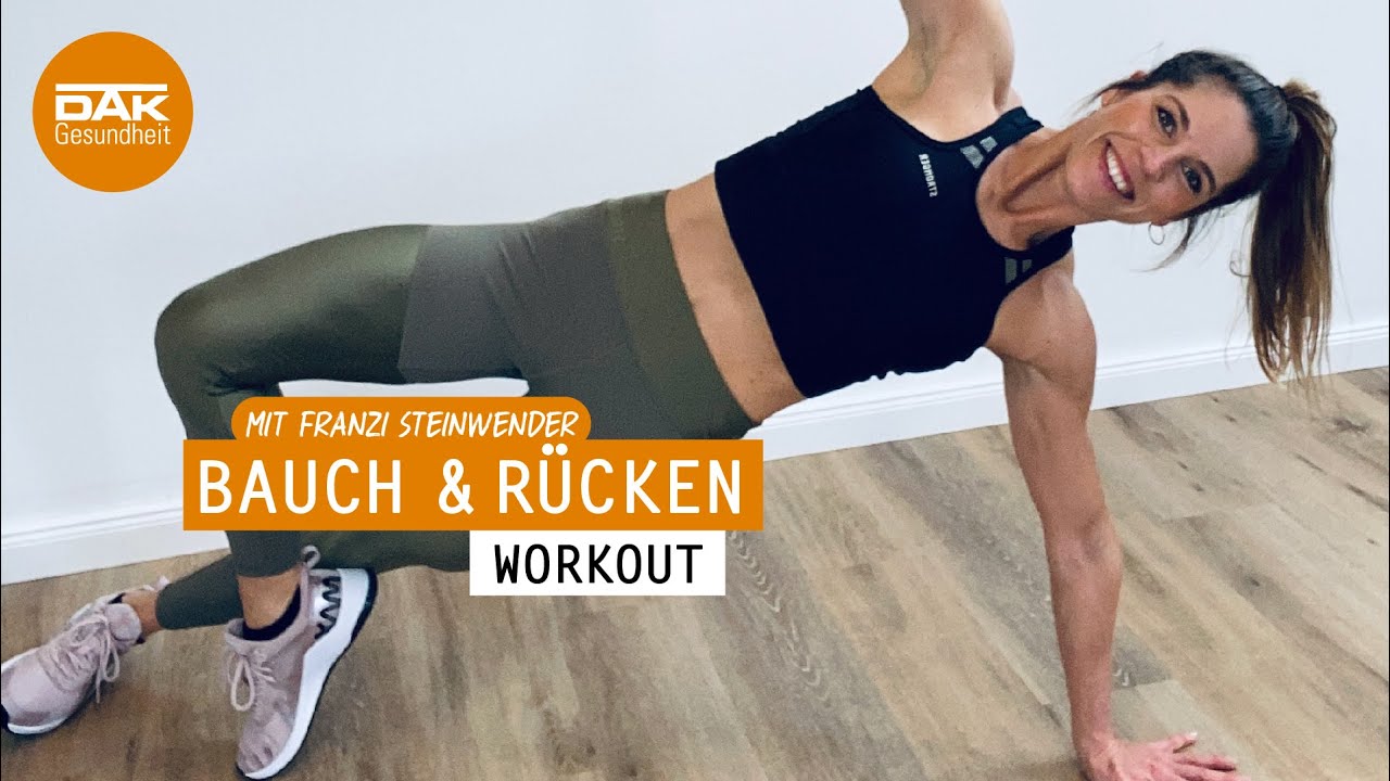 Übungen für Bauch und Rücken | #fitmitfranzi | DAK-Gesundheit