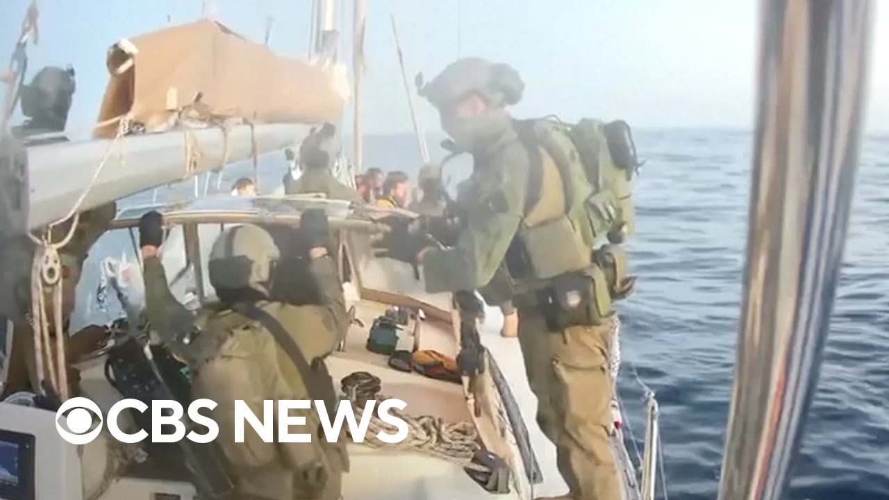 Watch: Israeli forces intercept Gaza aid flotilla vessels, world leaders react as protests break out
