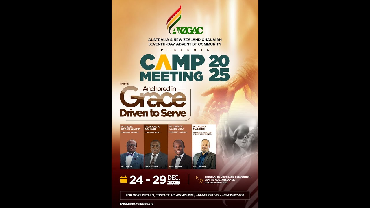 #ANZGAC - Camp Meeting 2025 Theme Song -  N'ADOM DOOSO MA YEN - By Pr. Felix Opoku-Gyamfi