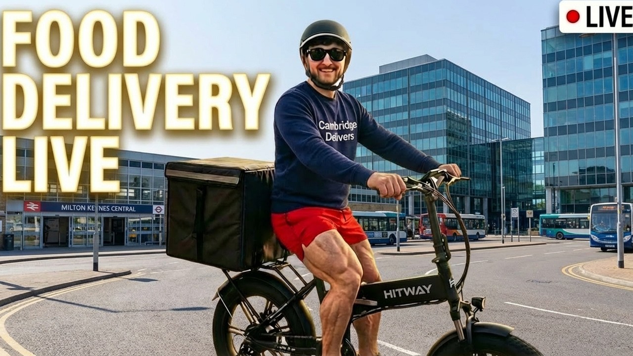 Wednesday Evening E-Bike Food Delivery LIVE! - Donated $500, had one delivery, bought a subway