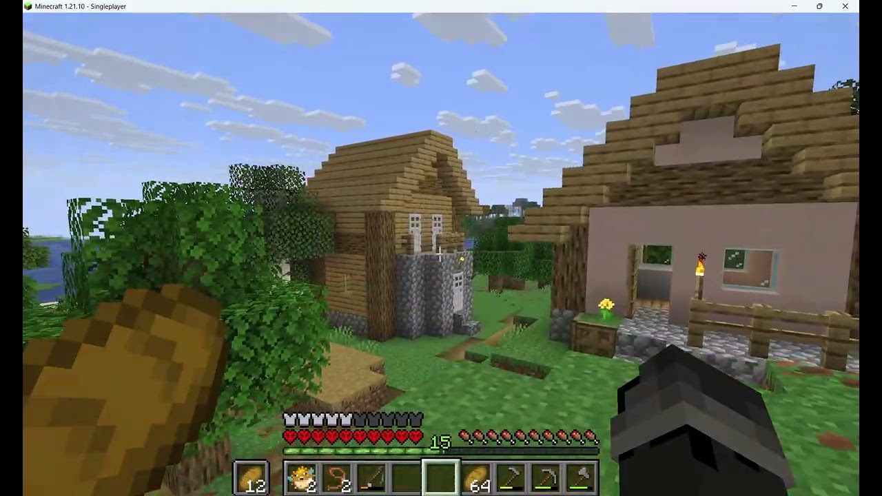 minecraft HARDCORE part4 I love cheese