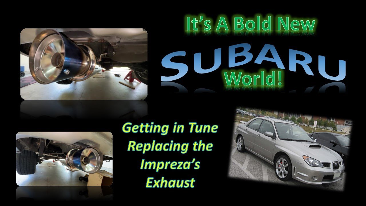 Changing the Tune of our 2000 Subaru Impreza 2.5RS – Cat Back Exhaust Install