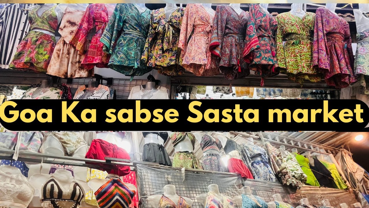 Goa Ka Sabse Sasta market | Goa cheapest Market In Baga beach 🏖️