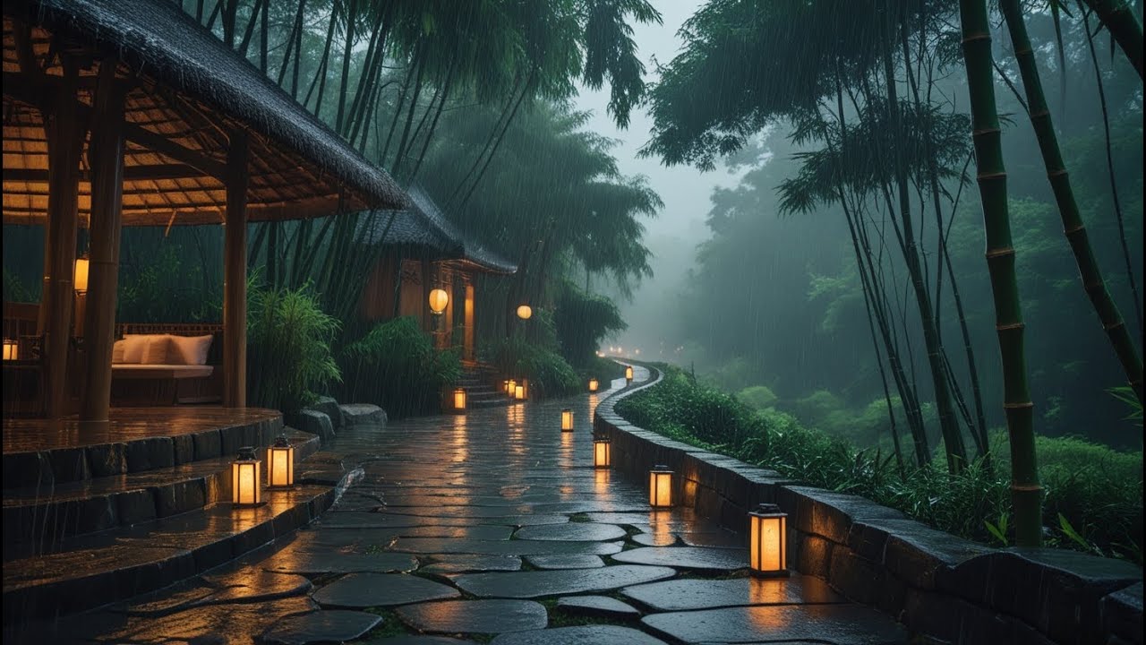 Rain in the Jungle for Deep Relaxation