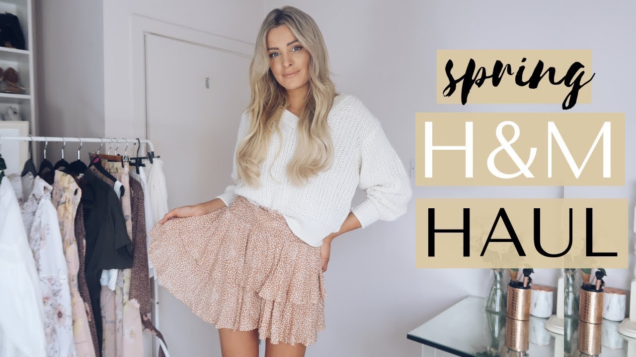 H&M SPRING HAUL & TRY ON | Louise Cooney