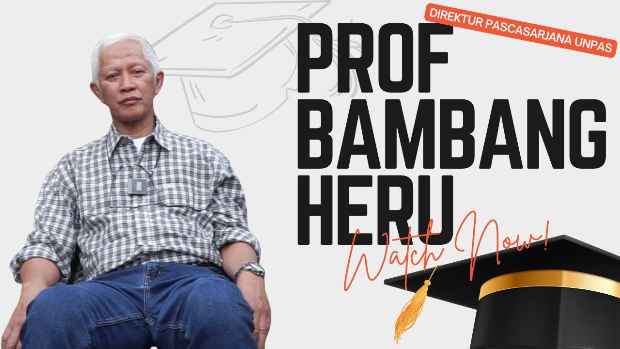 Dari Tukang Grooming Kuda kini Profesor: Kisah Inspiratif Prof Bambang Heru !