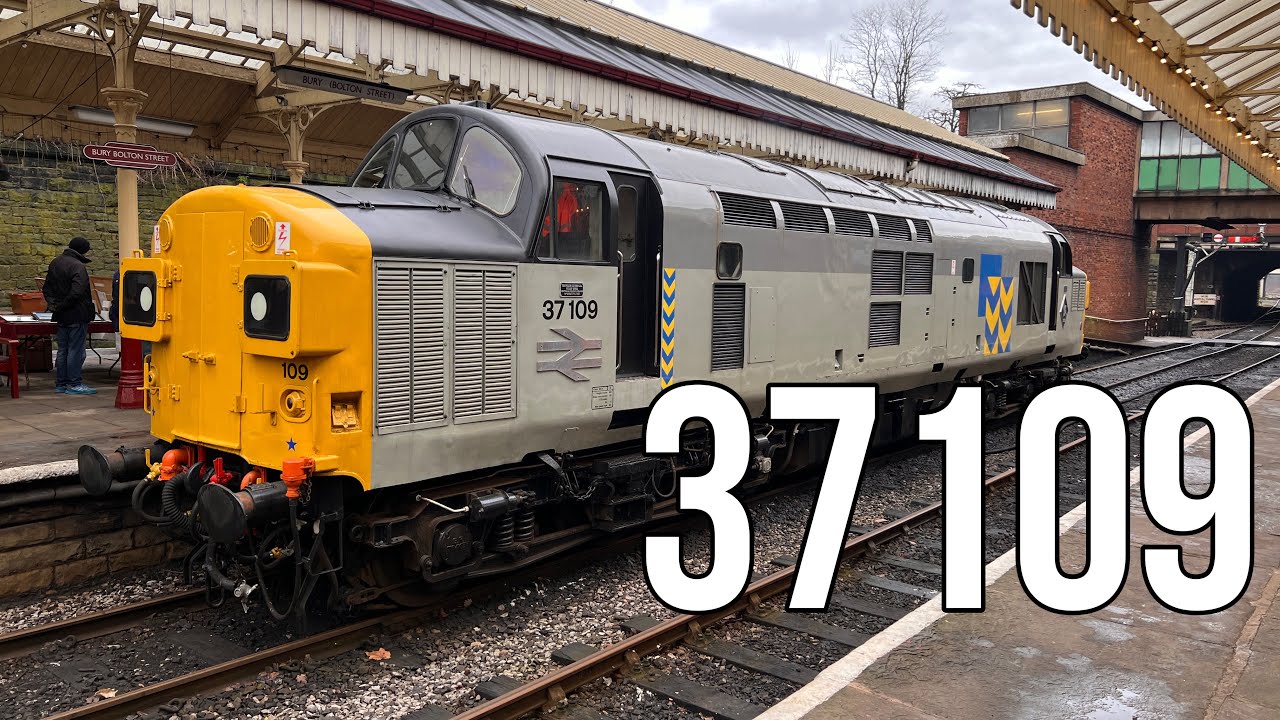 37109 Thrash, Tones & On Train Action!!! #class37 #train