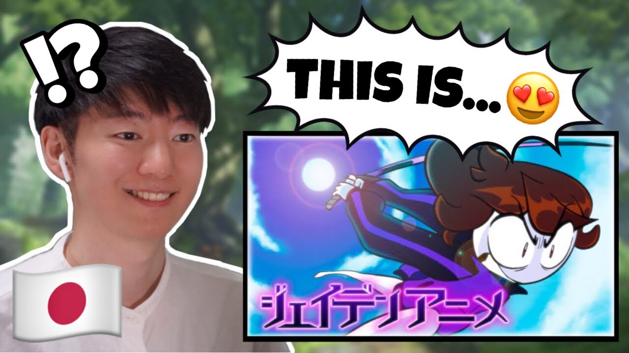 Japanese React to “JaidenAnimations Anime”