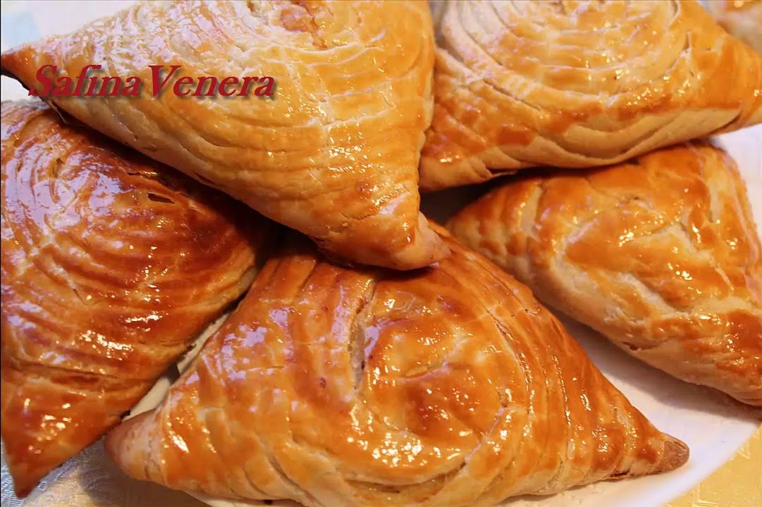 Домашняя самса  с курицей. Узбекская кухня.
