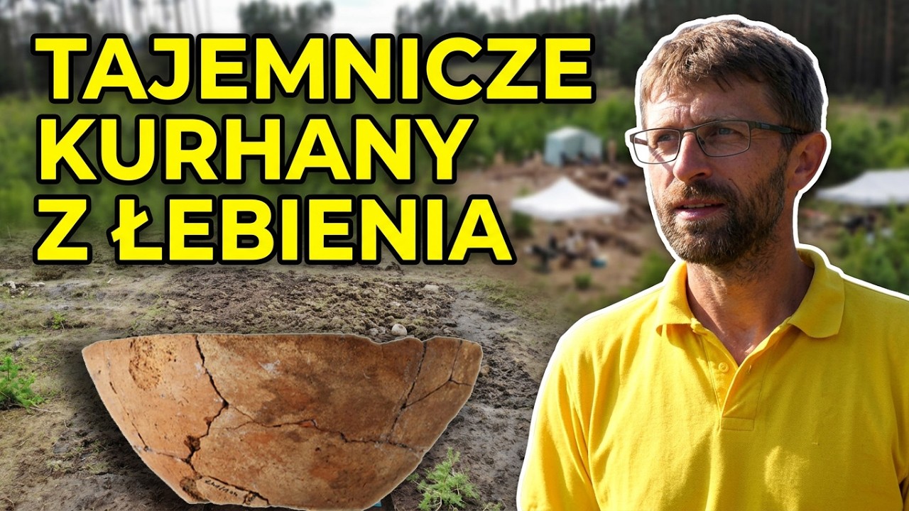 TAJEMNICZE KURHANY z Łebienia. Odwiedzamy z kamerą wykopaliska na Pomorzu!