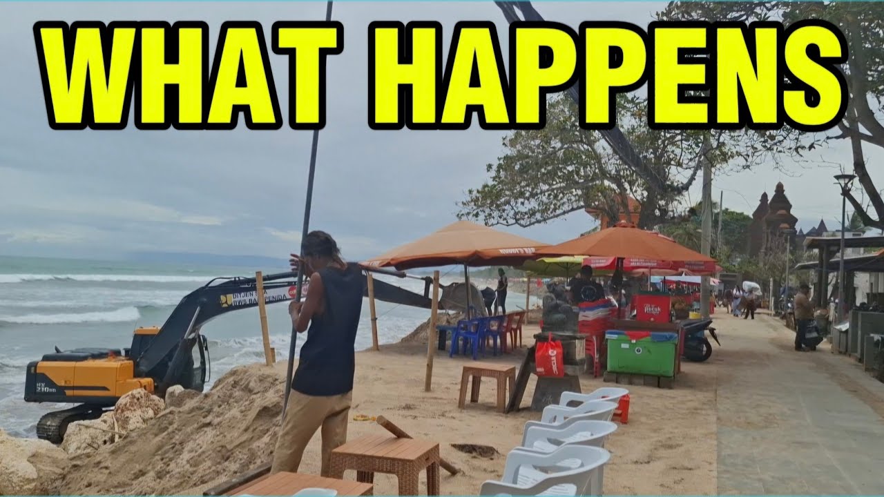 KUTA BEACH UPDATE || Kuta Beach After Raining 