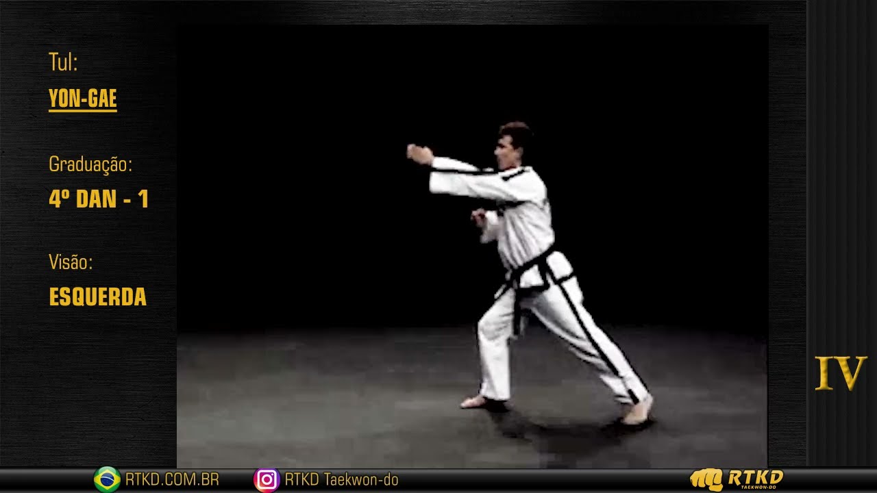 YON-GAE ⚫ Tul - 4º Dan - 01 | ESQUERDA | Taekwon-do ITF