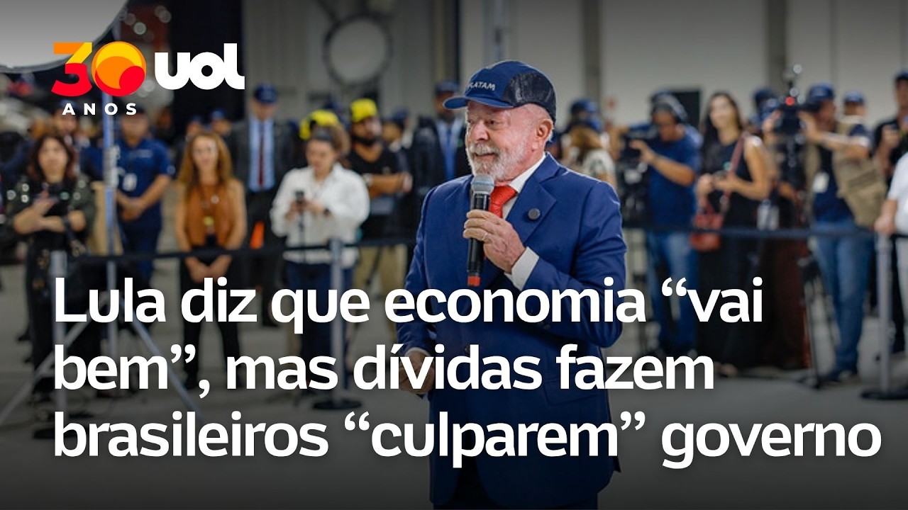 Economia vai bem, mas sociedade se endivida e culpa governo, diz Lula