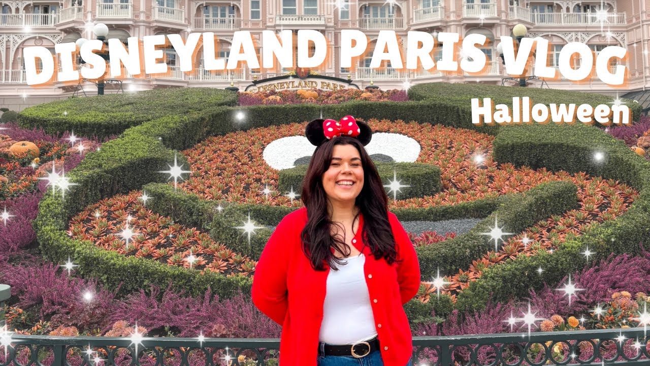 👻🎃DISNEYLAND PARIS VLOG SERIES-DAY ONE  Travel Day, Checking into Hotel Santa Fe & Dinner at Remy's🐀