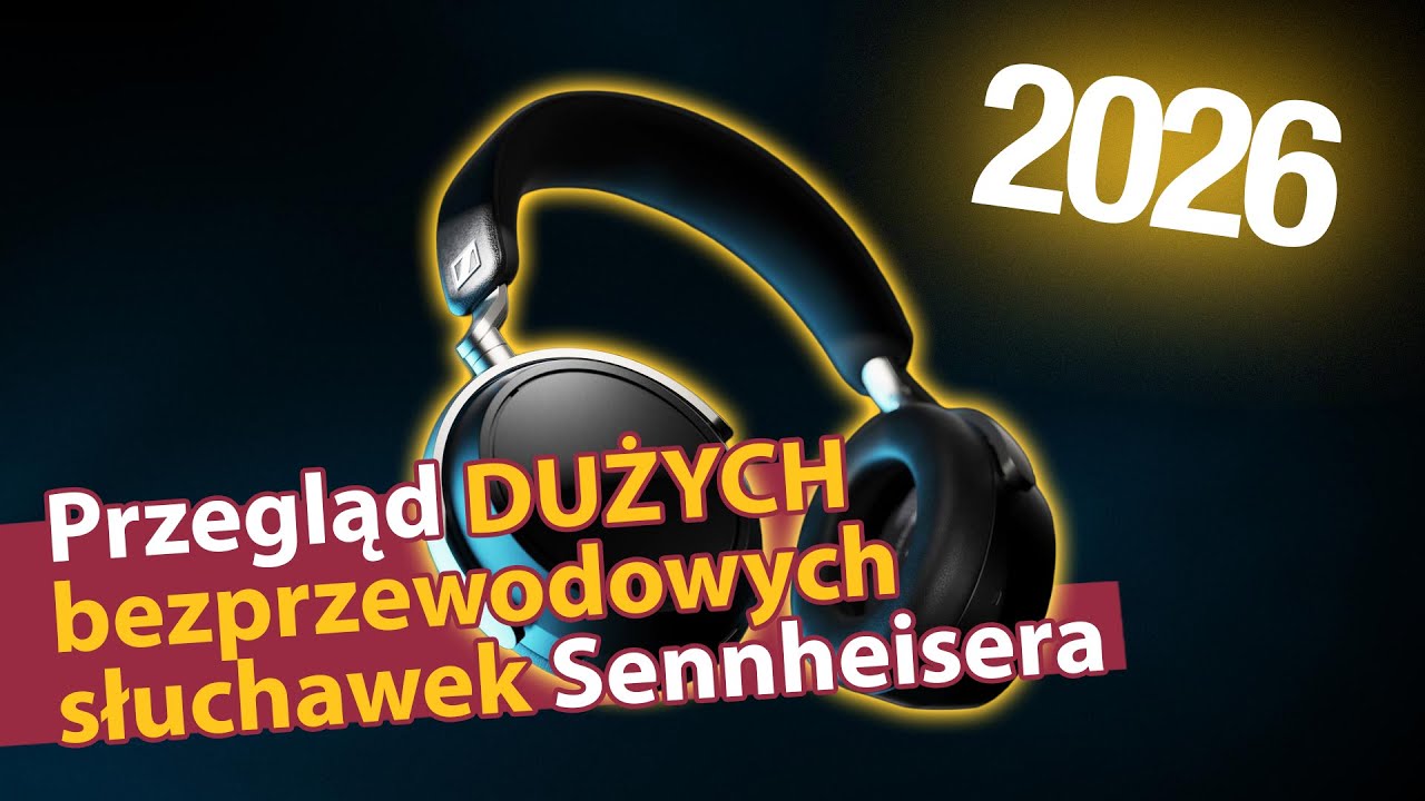 Przegląd dużych bezprzewodowych słuchawek Sennheisera 2026!