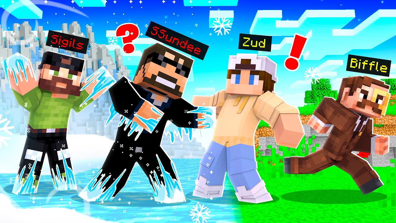 RAGE 2v2 Freeze Tag in Minecraft...