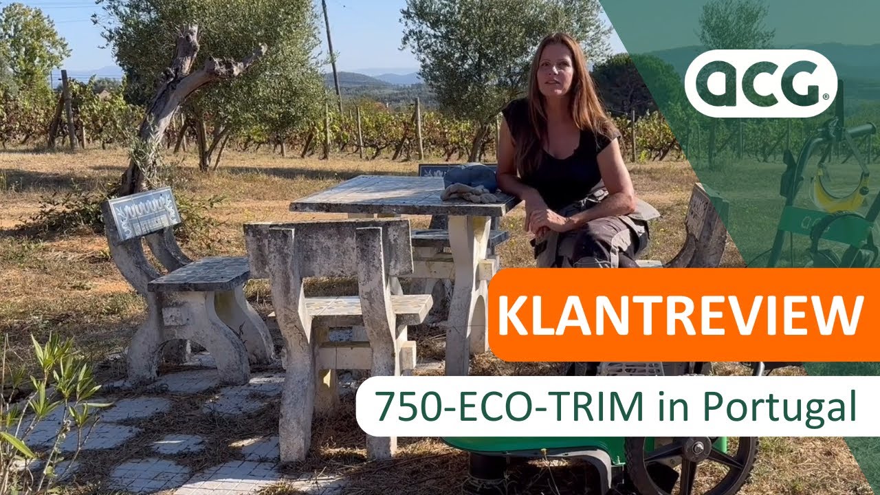 Onkruid verwijderen - 750-ECO-TRIM in Portugal | ACG Grasmaaiers #acg #onkruidmaaier #maaier