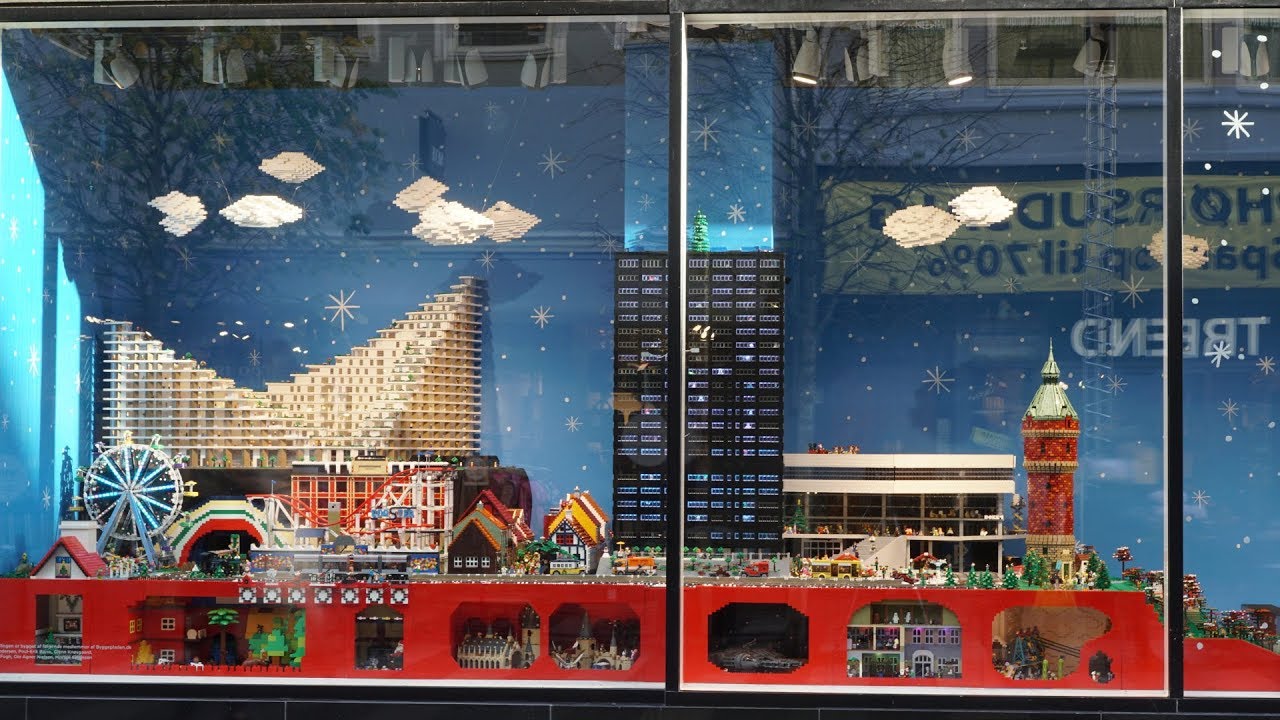 Byggepladens layout i Salling, Aarhus 2018 (LEGO 4K UHD)