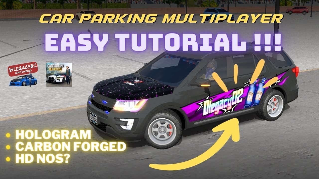 TUTORIAL LIVERY Diesel Thailand Style | Car parking multiplayer