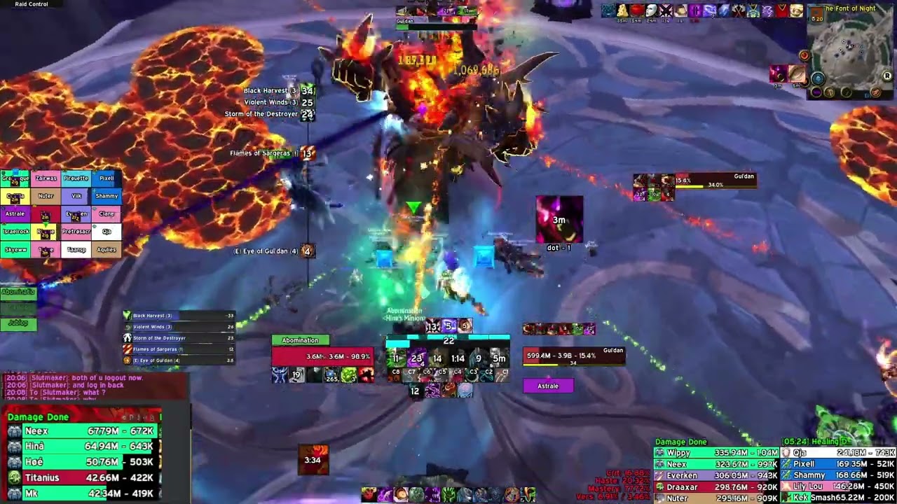 Mythic Gul'dan Unholy PoV - Realm First Felsong [T&eacute;m&eacute;rit&eacute;]