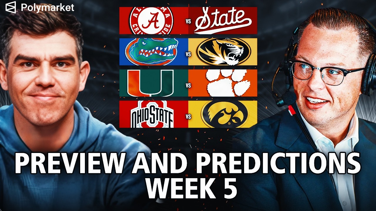College Football Week 5 PREDICTIONS with Brooks Austin