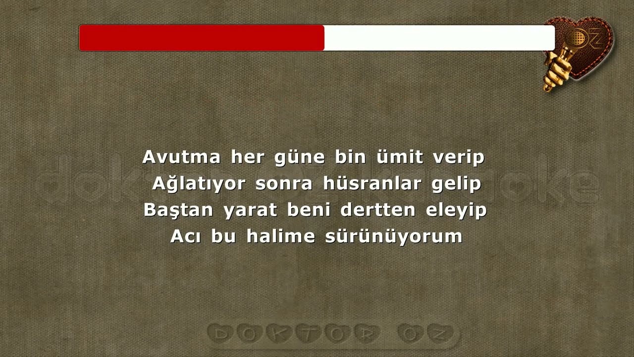 Gülden Karaböcek -  Sürünüyorum (Karaoke) (Nostalji, Seksenler)