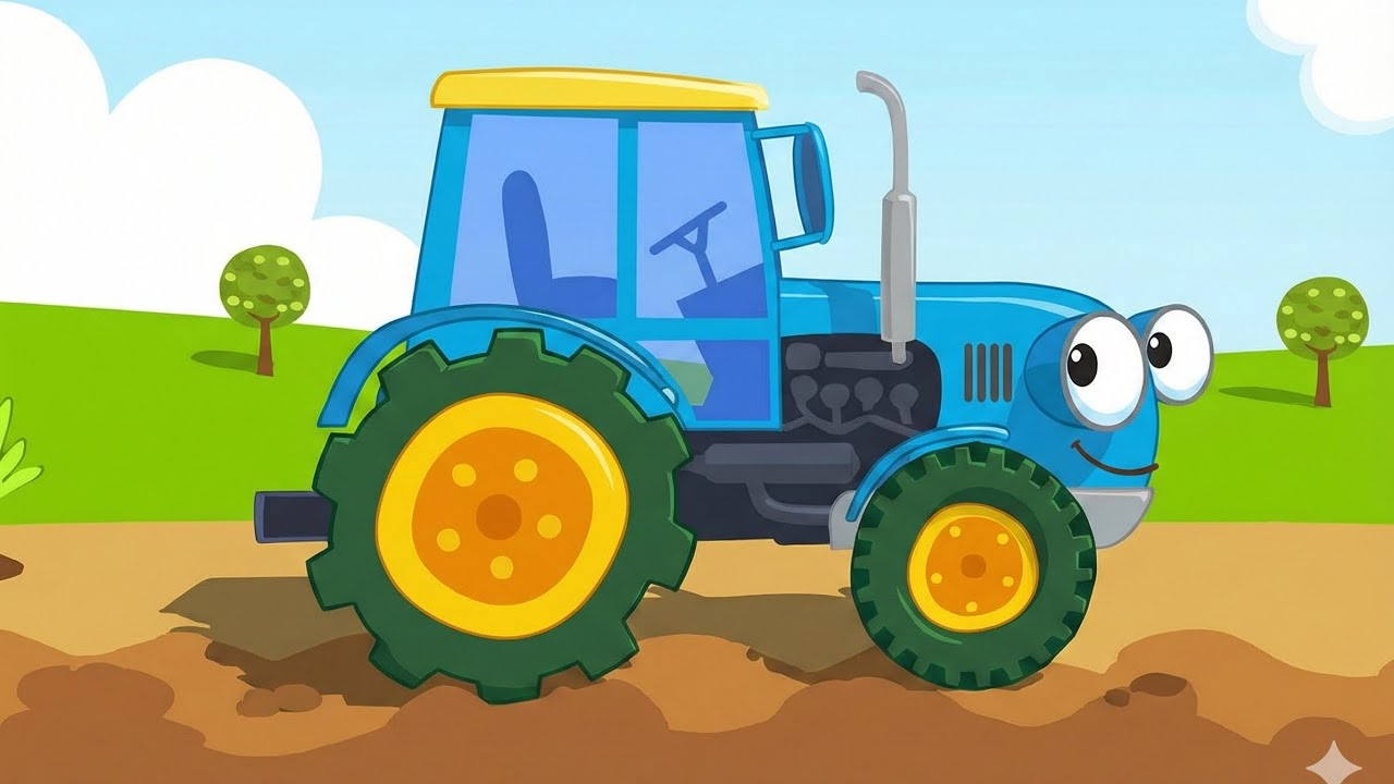🚜 Das Lustige Traktor-Lied | Kinderlied auf Deutsch | Bauernhof Song für Kinder