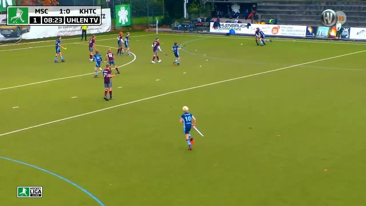Spiel P3 DM Feldhockey-Meisterschaft m. Jgd U14 Klipper THC Hamburg - Münchner SC 23.10.2022 RE-Live