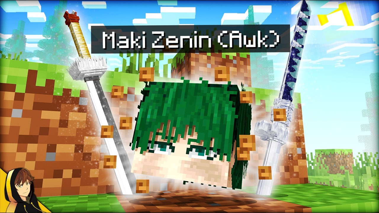 Can MAKI ZENIN Beat the RANDOM DROP Challenge?! | Minecraft
